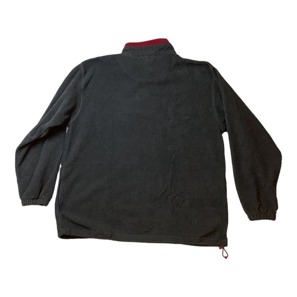 Susquehanna Trail Outfitters Red Black Fleece 1/4 Zip Pullover Mens Size Large - Picture 8 of 9